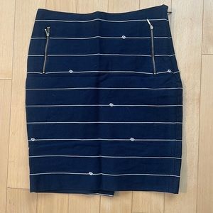 Pencil MIDI Skirt Navy Size 6